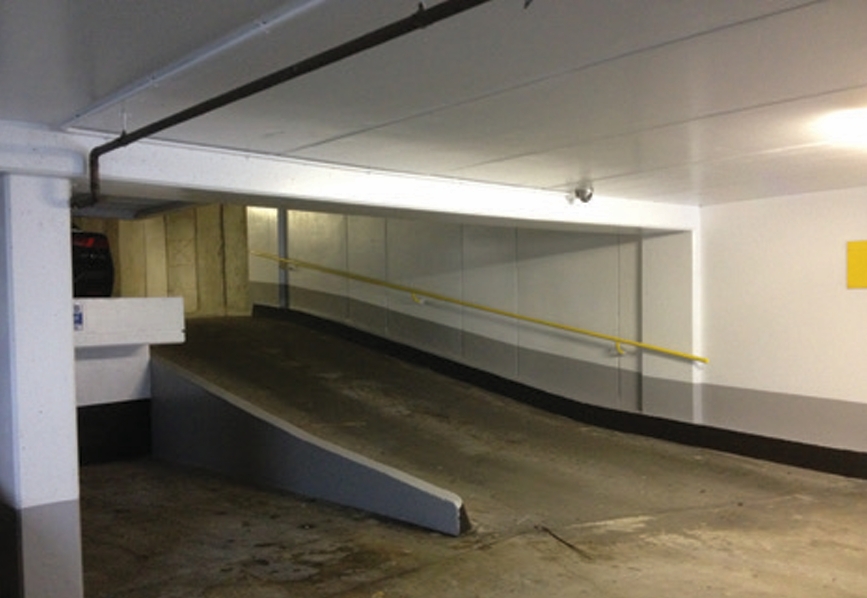 Interior carpark painting