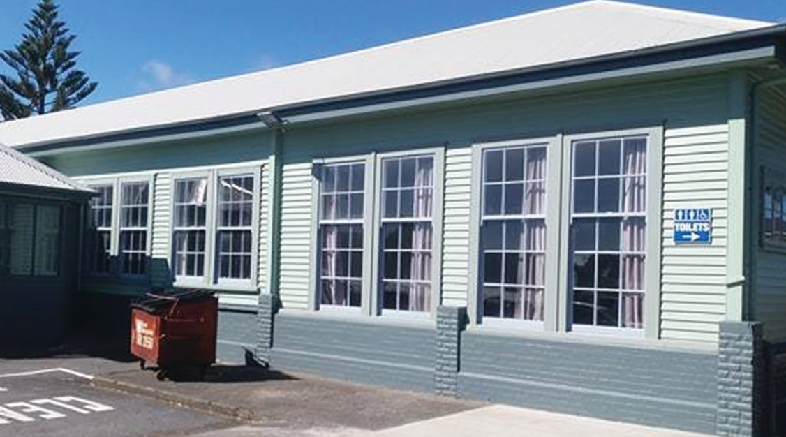 School exterior repaint